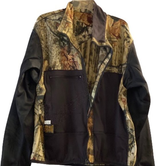 BROWNING WINDSTOPPER CAMO ZIPPER CLOSURE XCHANGE SYSTEM JACKET SE XL/TG - Picture 10 of 11